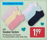 Sneaker-Socken Angebote von L&D bei ALDI Nord Wilhelmshaven für 1,99 €