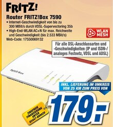 expert Jäger Grana - Router 7590 Router 7590 Angebot bei expert Jäger Grana im Prospekt "WIR SIND FÜR SIE DA!"