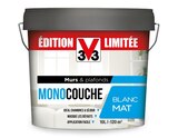 Peinture monocouche blanche mat 10L - V33 - Brico Dépôt à Brive-la-Gaillarde Peinture monocouche blanche mat 10L - V33 en promo chez Brico Dépôt Brive-la-Gaillarde à 64,90 €