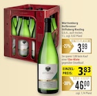 Württemberg Heilbronner Stiftsberg Riesling bei Marktkauf im Pfullingen Prospekt für 3,83 €
