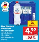 Natürliches Mineralwasser bei Netto Marken-Discount im Prospekt "" für 4,99 €