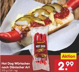 Hot Dog Würstchen nach Dänischer Art bei Netto Marken-Discount im Eberholzen Prospekt für 2,99 €