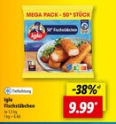 Fischstäbchen von Iglo für 9,99 € bei Lidl im Angebot Fischstäbchen von Iglo im aktuellen Lidl Prospekt