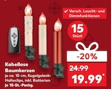 Kabellose Baumkerzen im aktuellen Kaufland Prospekt