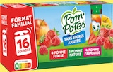 Compotes sans sucres ajoutés pomme, pomme fraise, pomme framboise - Pom'Potes dans le catalogue Intermarché Super