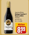 Bodegas Faustino V Reserva DOCA im Angebot bei REWE in Karlsruhe Bodegas Faustino V Reserva DOCA Angebote von Faustino V bei REWE Karlsruhe für 8,99 €