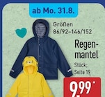 Regen-mantel Angebote bei ALDI Nord Lüneburg für 9,99 €