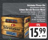 Pilsener-Bier, Schwarz-Bier oder Bernstein-Weizen bei EDEKA im Radeberg Prospekt für 15,99 €