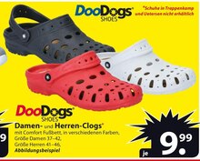 DooDogs Damen- und Herren-Clogs bei famila Nordost in Hannover DooDogs Damen- und Herren-Clogs im Angebot bei famila Nordost Hannover für 9,99 €
