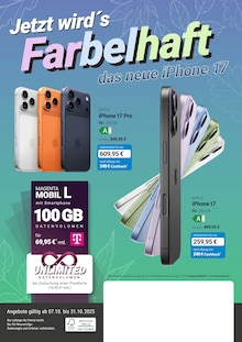 iPhone im aktuellen aetka Prospekt (Bielefeld) iPhone im aetka Prospekt "Jetzt wird's Farbelhaft" mit 4 Seiten (Bielefeld)
