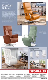 Fernsehsessel im Segmüller Prospekt "Bestes Handwerk aus Bayern" mit 30 Seiten (Nürnberg)