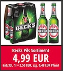 Pils Sortiment im Angebot bei Nuck Getränke in Freital Pils Sortiment Angebote von Beck's bei Nuck Getränke Freital für 4,99 €