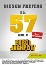 Westlotto Prospekt für Sundern mit 3 Seiten Westlotto Prospekt für Sundern: "Diesen Freitag rd. 57 Mio. €", 3 Seiten, 27.07.2021 - 30.07.2021