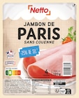 Jambon de Paris -25% de sel - Netto à 1,46 € dans le catalogue Netto