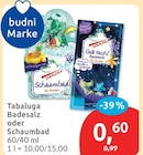 Badesalz oder Schaumbad von Tabaluga für 0,60 € bei budni im Angebot Badesalz oder Schaumbad von Tabaluga im aktuellen budni Prospekt