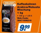 Kaffeebohnen Arabica/Robusta Mischung bei expert im Holzminden Prospekt für 9,99 €
