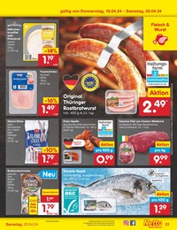 Salami im Netto Marken-Discount Prospekt "Aktuelle Angebote" auf Seite 37