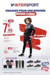 Promos Chaussures dans le catalogue "ENGAGÉS POUR UNE RENTRÉE MOINS CHÈRE" de Intersport Chaussures en promo dans le catalogue Intersport à la page 1