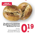 Ofenfrische Brötchen Angebote bei E center Rastatt für 0,19 €