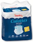 Culottes incontinence large x10 - NETTO en promo à 4,93 € chez Netto Culottes incontinence large x10 - NETTO dans le catalogue Netto