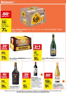 Promo Liqueur dans le catalogue Carrefour du moment à la page 58