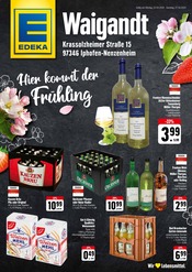 Aktueller EDEKA Supermarkt Prospekt in Segnitz und Umgebung, "Hier kommt der Frühling" mit 2 Seiten, 22.04.2024 - 27.04.2024