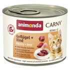 Animonda Carny Kitten Geflügel + Rind 200 g im Angebot bei Zookauf in Dinslaken Animonda Carny Kitten Geflügel + Rind 200 g Angebote von Animonda bei Zookauf Dinslaken für 1,19 €