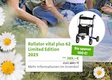 Rollator plus 62 Limited Edition 2025 bei Sanitätshaus Lehrte GmbH im Prospekt "" für 389,00 €