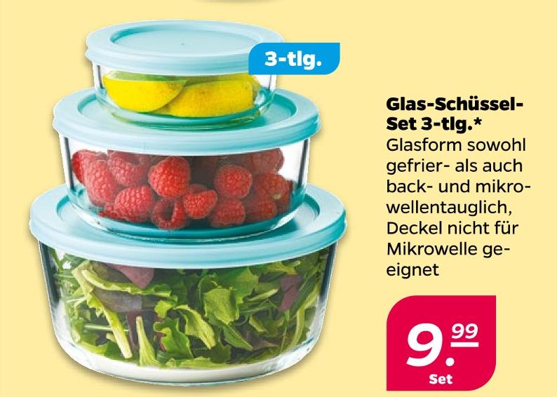Glas-Schüssel-Set