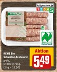 Schweine-Bratwurst im Angebot bei REWE in Stralsund Schweine-Bratwurst Angebote von REWE Bio bei REWE Stralsund für 5,49 €