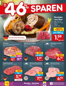 Rindfleisch im Netto Marken-Discount Prospekt "Aktuelle Angebote" mit 62 Seiten (Reutlingen)