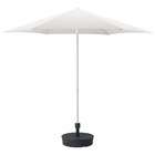Sonnenschirm mit Ständer weiß/Grytö dunkelgrau Angebote von HÖGÖN bei IKEA Frankfurt für 94,99 €