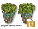 Bio Basilikum Angebote von Unsere Heimat bei Marktkauf Ulm für 1,59 €