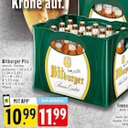 Pils im Angebot bei EDEKA in Krefeld Pils Angebote von Bitburger bei EDEKA Krefeld für 10,99 €