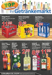 Gerolsteiner im aktuellen TOP Getränke Prospekt (Krefeld) Gerolsteiner im TOP Getränke Prospekt "Aktuelle Angebote" mit 4 Seiten (Krefeld)