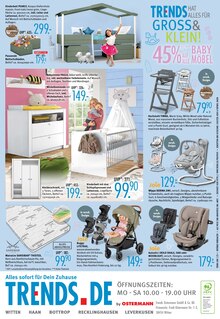 Kinderwagen im aktuellen Trends Prospekt (Dortmund) Kinderwagen im Trends Prospekt "TRENDS hat alles für Drinnen & Draußen - 30% zusätzlich auf Gartenmöbel" mit 12 Seiten (Dortmund)