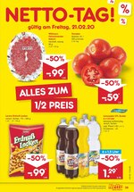 Netto Marken-Discount Prospekt "WOCHENENDKRACHER", 3 Seiten, für Sigmaringen, 21.02.2020 - 22.02.2020 Netto Marken-Discount Prospekt "WOCHENENDKRACHER", 3 Seiten, für Sigmaringen, 21.02.2020 - 22.02.2020