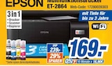 Multifunktionsdrucker ET-2864 im Angebot bei expert in Frankfurt Multifunktionsdrucker ET-2864 Angebote von EPSON bei expert Frankfurt für 169,00 €