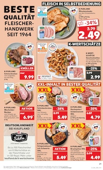 Hackfleisch im Kaufland Prospekt "Aktuelle Angebote" mit 64 Seiten (Pforzheim)