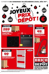 Prospectus Brico Dépôt à Liévin "JOYEUX PRIX DÉPÔT !", 1 page, 05/12/2025 - 18/12/2025