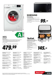 Waschmaschine im MediaMarkt Saturn Prospekt "WERDE BESSER" mit 4 Seiten (Brandenburg (Havel))