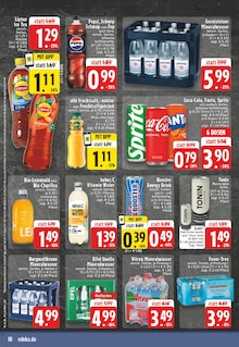 Coca Cola im EDEKA Prospekt "Aktuelle Angebote" mit 24 Seiten (Monheim (Rhein))
