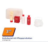 Kultubeutel mit Pflegeprodukten für 3,99 € bei Action im Angebot Kultubeutel mit Pflegeprodukten im aktuellen Action Prospekt