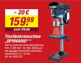 Tischbohrmaschine DP19VARIO Angebote von Scheppach bei toom Baumarkt Weimar für 159,99 €