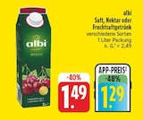 Saft, Nektar oder Fruchtsaftgetränk bei EDEKA im Lohr Prospekt für 1,29 €