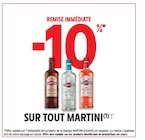 Promo -10% remise immédiate sur tout MARTINI à  dans le catalogue Intermarché Hyper à Mirecourt