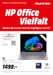 MediaMarkt Saturn Prospekt für Leonberg: "HP Office Vielfalt", 4 Seiten, 27.04.2026 - 02.05.2026
