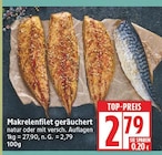 Makrelenfilet geräuchert für 2,79 € bei EDEKA im Angebot Makrelenfilet geräuchert im aktuellen EDEKA Prospekt