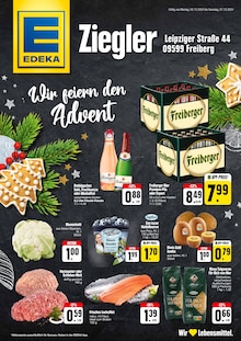 EDEKA Prospekt Wir feiern den Advent mit  Seiten