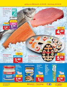 Fisch im aktuellen Netto Marken-Discount Prospekt (Erfurt) Fisch im Netto Marken-Discount Prospekt "Aktuelle Angebote" mit 65 Seiten (Erfurt)